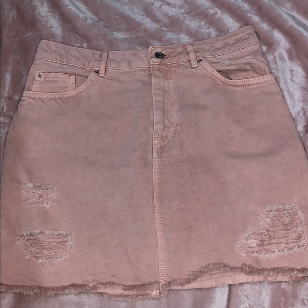 Pink skirt